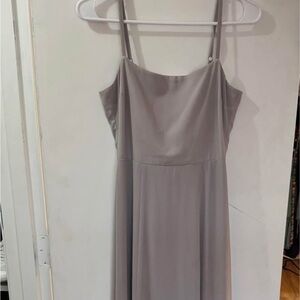 Show Me Your MuMu Charcoal Slip Dress